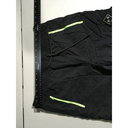 American Eagle Black Neon Green Shorts Size SM - Streetwear, Athleisure, Sporty