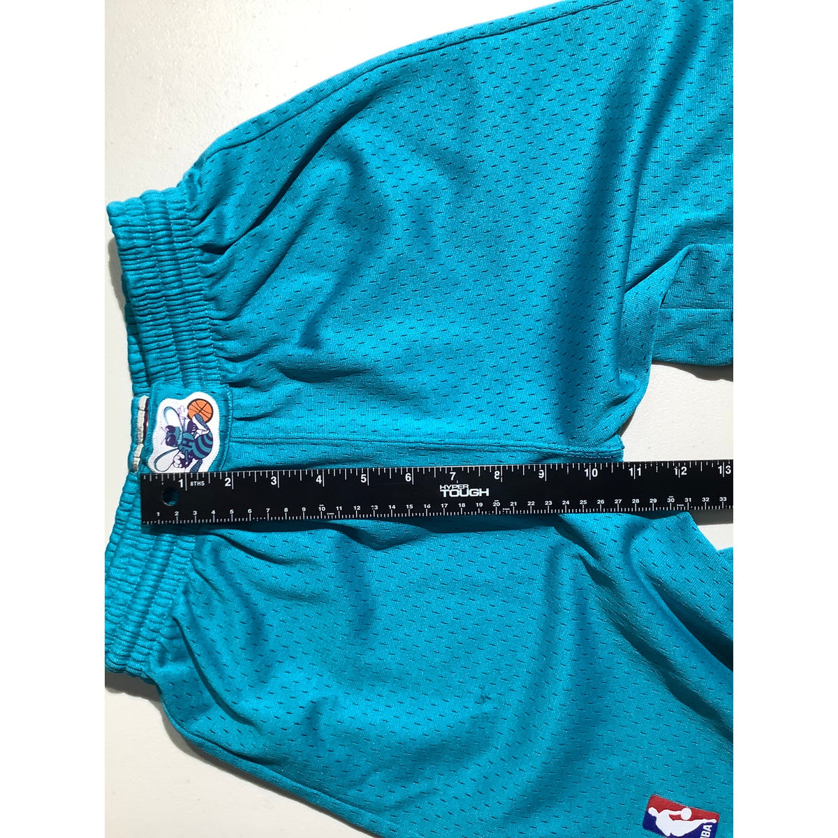 Mitchell & Ness Youth M 10-12 Charlotte Hornets Teal NBA Basketball Shorts