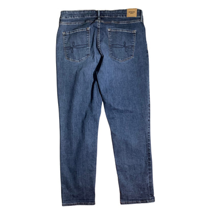 Levi’s Denizen Mid Rise Boyfriend Jeans Women’s 34W — Casual, Stretch, Relaxed