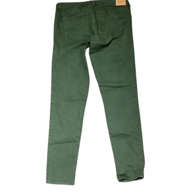 Abercrombie & Fitch Green Skinny Jeans, Size 10R - Preppy, Trendy, Everyday Wear