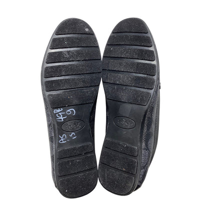 Coach Navy Blue Olive Monogram Loafers Women’s 5.5 — Preppy, Y2K, Designer