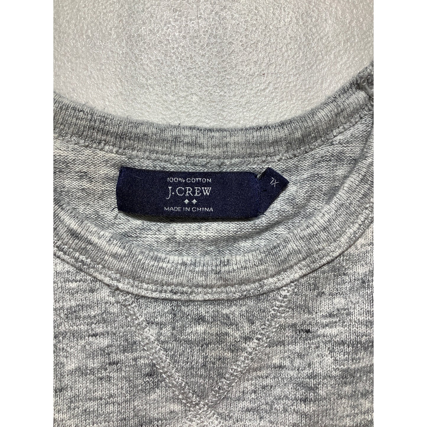 J.Crew Crew Neck Sweater Gray, Men’s Size XL — Classic, Casual, Minimalist