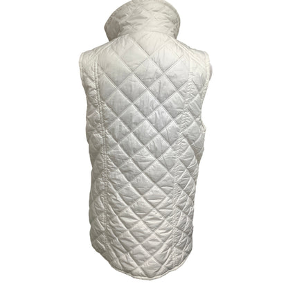 Andrew Marc White Quilted Puffer Vest Size M - Cozy, Classic, Versatile