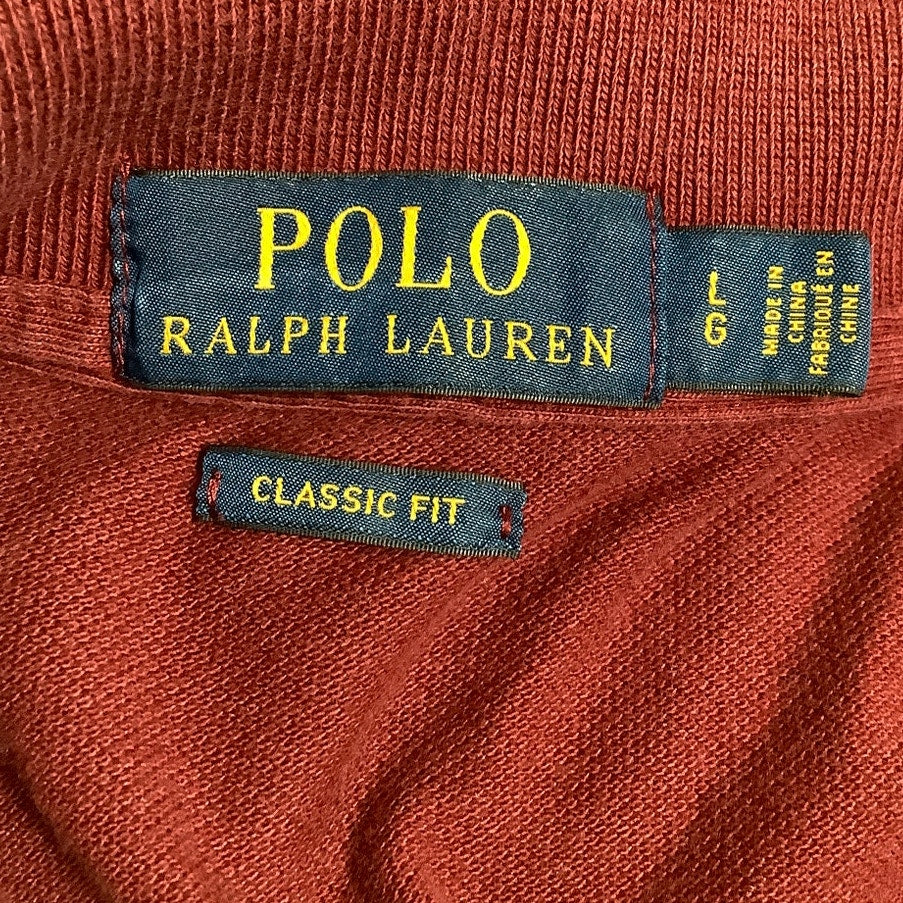 POLO Ralph Lauren Burgundy Classic Fit Polo Shirt Sz L – Preppy, Classic, Casual