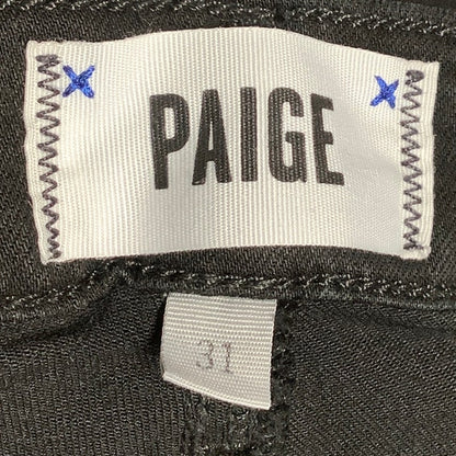 Paige Haxton Ankle Jeans 31 Soft Black - Streetwear, Minimalist, Cozy