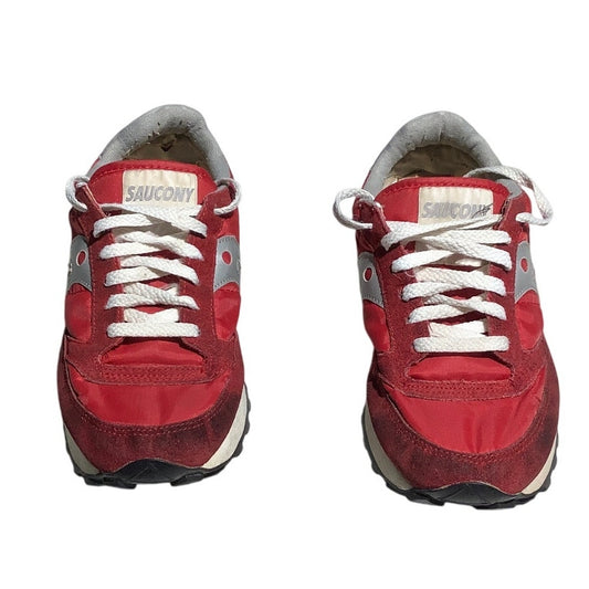 Saucony Jazz Original Sneakers Red/Gray Men’s 8.5 — Retro, Athletic, Casual