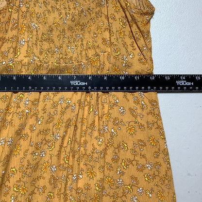 Cotton On Yellow Floral Mini Dress Women’s Size XS — Boho, Summer, Casual