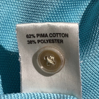 Tommy Bahama Light Blue Polo Shirt Men XXL — Casual, Golf, Classic