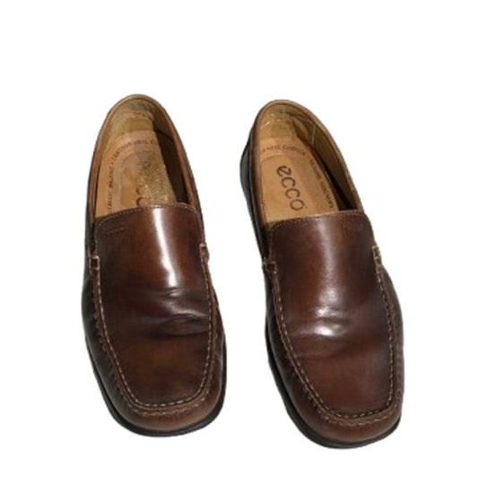 Ecco Brown Leather Loafers Size 42 - Classic, Comfortable, Versatile