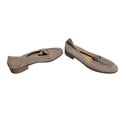 Lucky Brand Perforated Penny Loafers Women Size 10M — Classic, Casual, Preppy