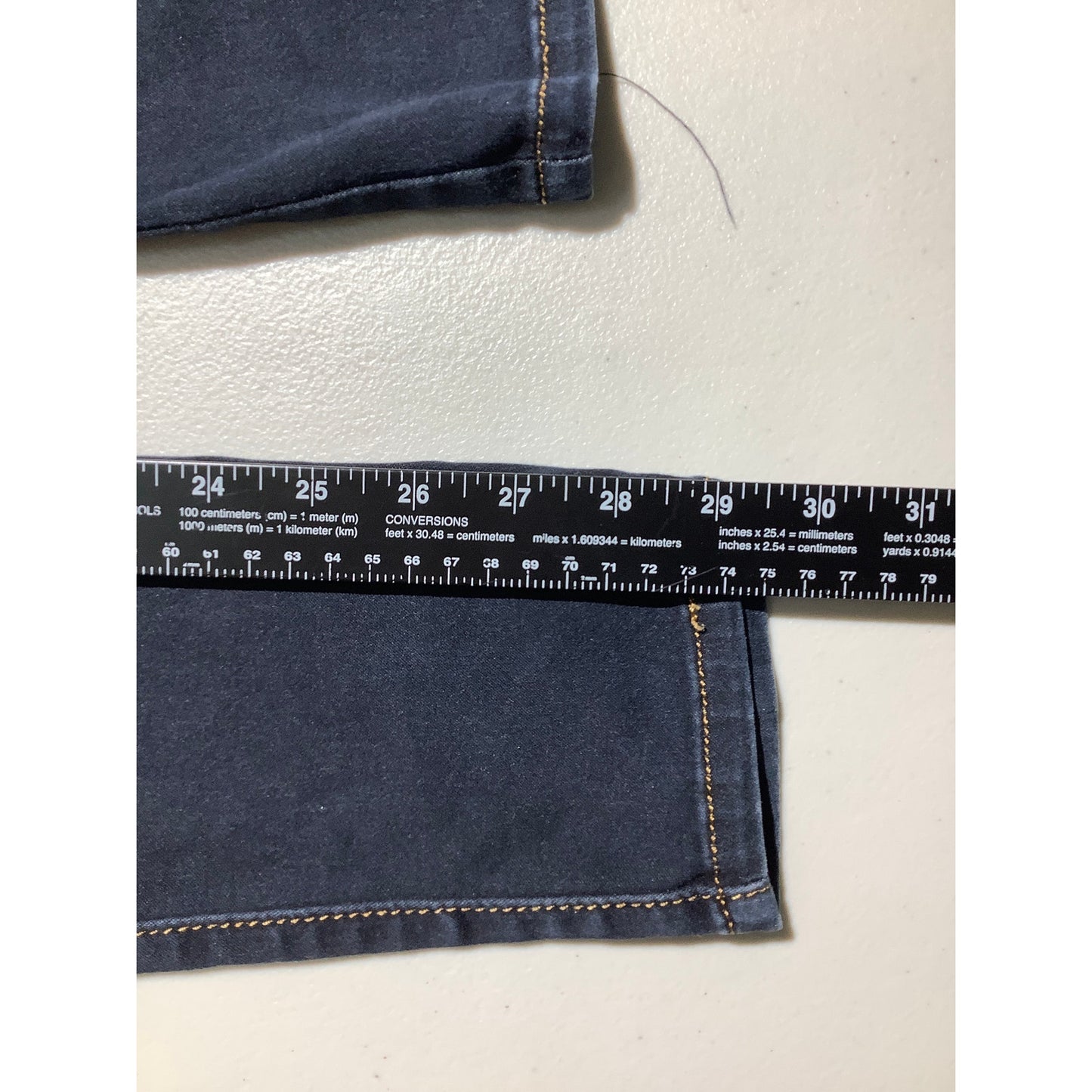 Machine Skinny Jeans Dark Denim Blue Kids Size 11 — Stretch, Casual, Everyday