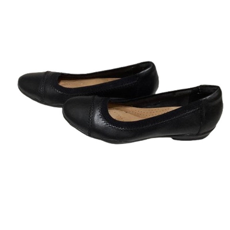 Clarks Women's Black Flats Size 6 – Comfortable, Stylish, Everyday Wear