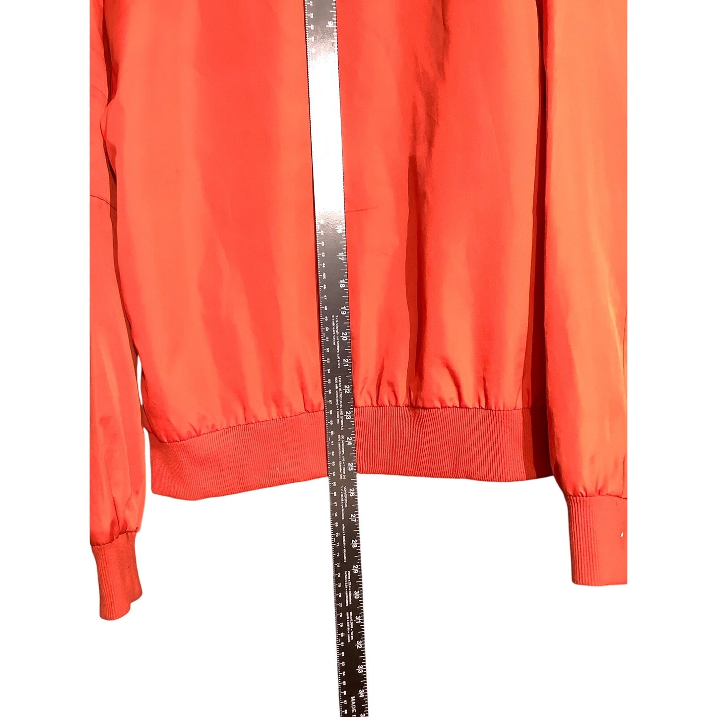 Dazi Orange Full-Zip Bomber Jacket Women’s 2X — Y2K, Streetwear, Casual