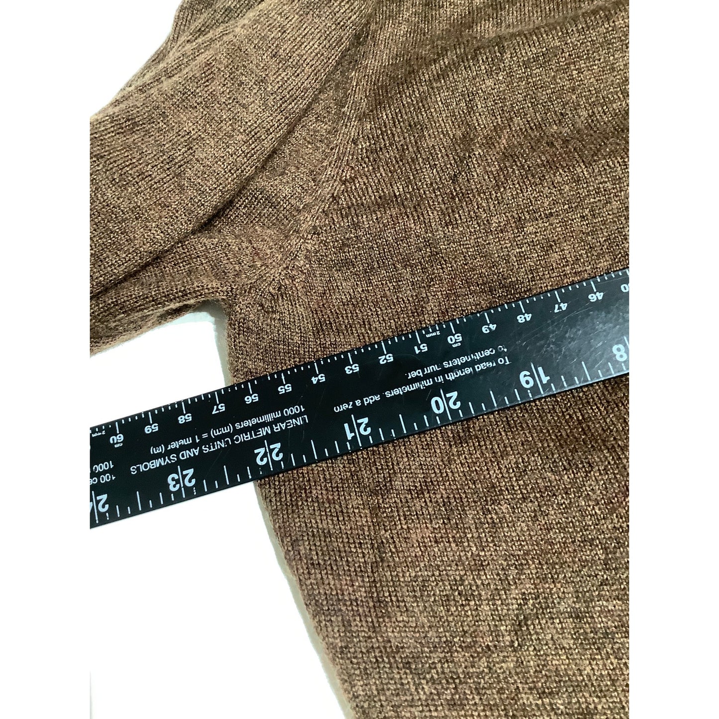 Turnbury Men's Brown Merino Wool Sweater, Size XL – Classic, Minimalist, Cozy