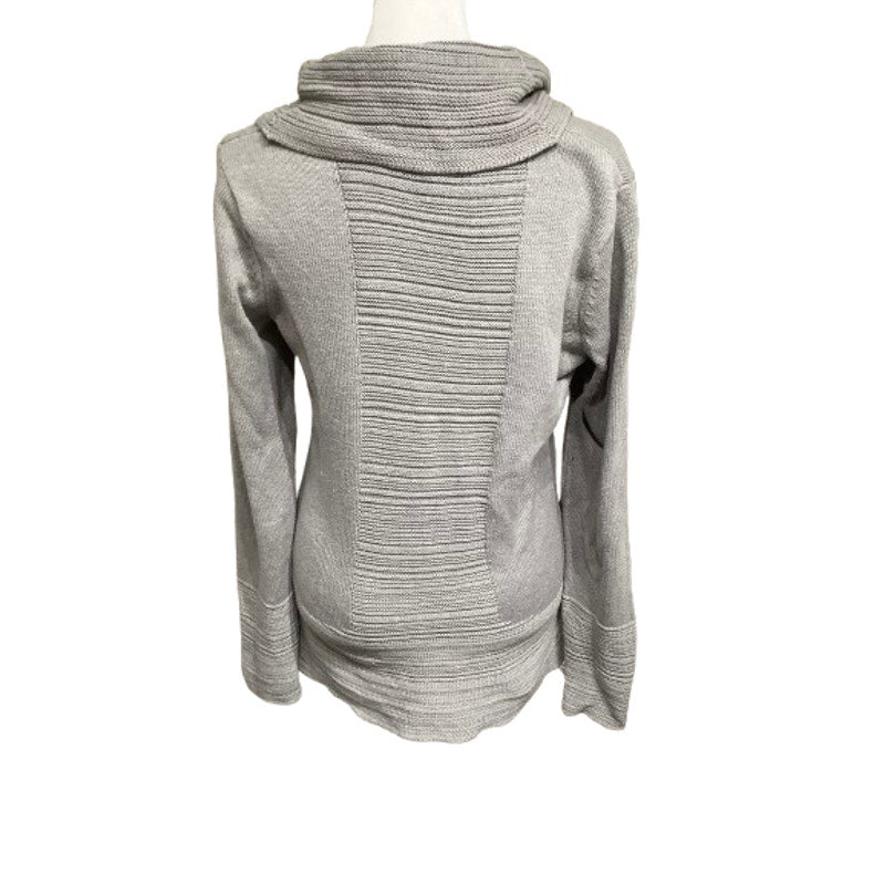 Calvin Klein Grey Knitted Sweater S - Minimalist Cozy Casual Wardrobe Staple