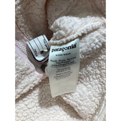 Patagonia Baby Furry Friends Fleece Hoodie 3–6 Months — Zip-Up, Cozy, Worn Wear