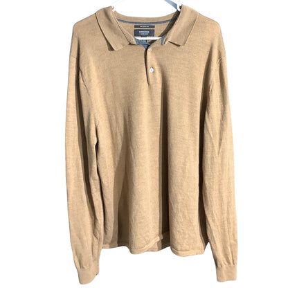 Nordstrom Long Sleeve Polo Men's Size 2XL — Classic, Casual, Quiet Luxury