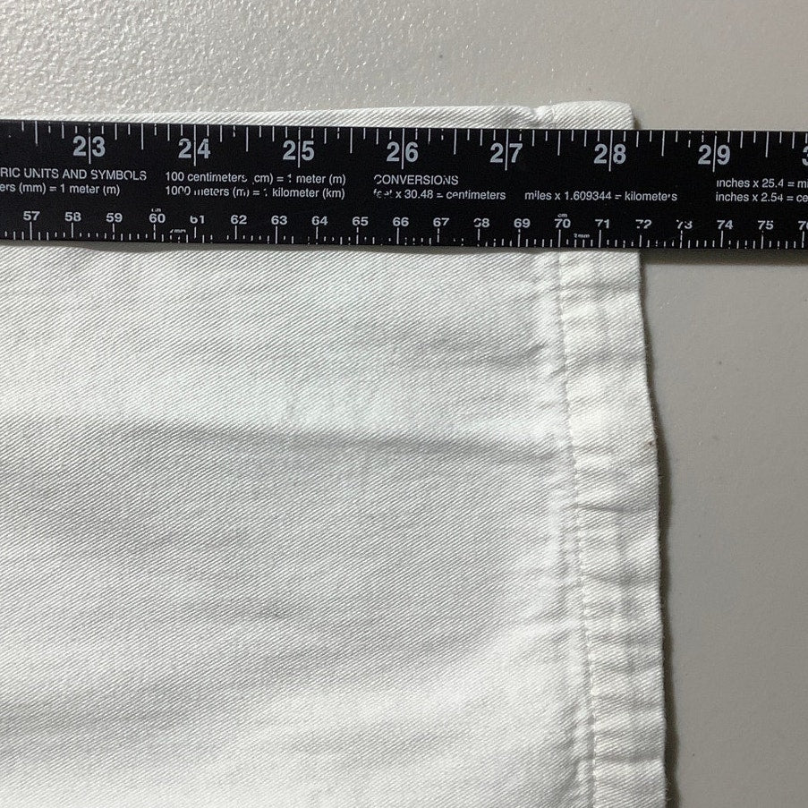 PrettyLittleThing White Cargo Pants Women’s Size 4 — Y2K, Streetwear, Utility