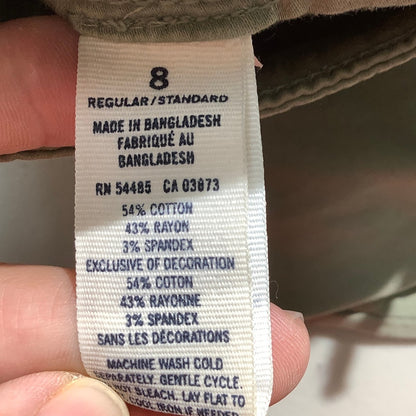 American Eagle Women’s Pants Size 8 — Light Olive Green, Skinny, Super Stretch