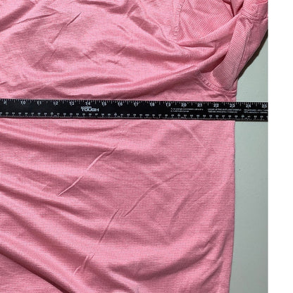 Peter Millar Men’s Large Pink 100% Cotton Golf Polo — Preppy, Classic, Golf