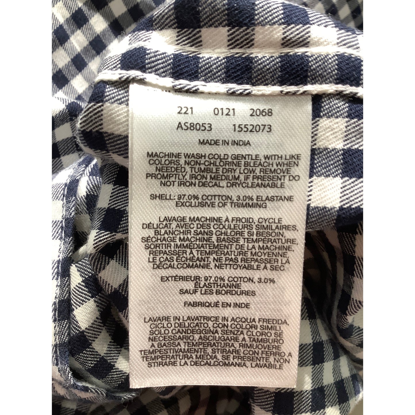 Columbia Men’s Button-Up Shirt Size 3X – Checkered, Collared, Long Sleeve