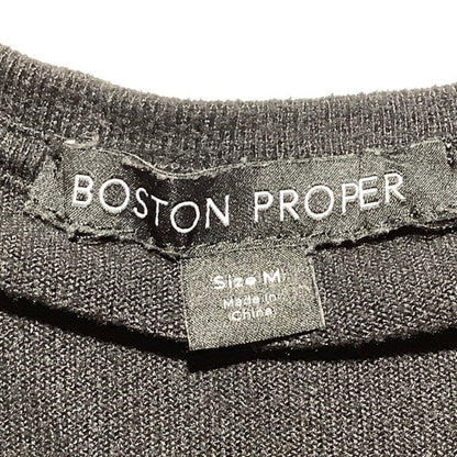 Boston Proper V-Neck Top Women’s Size Medium — Cold Shoulder, Casual, Minimalist