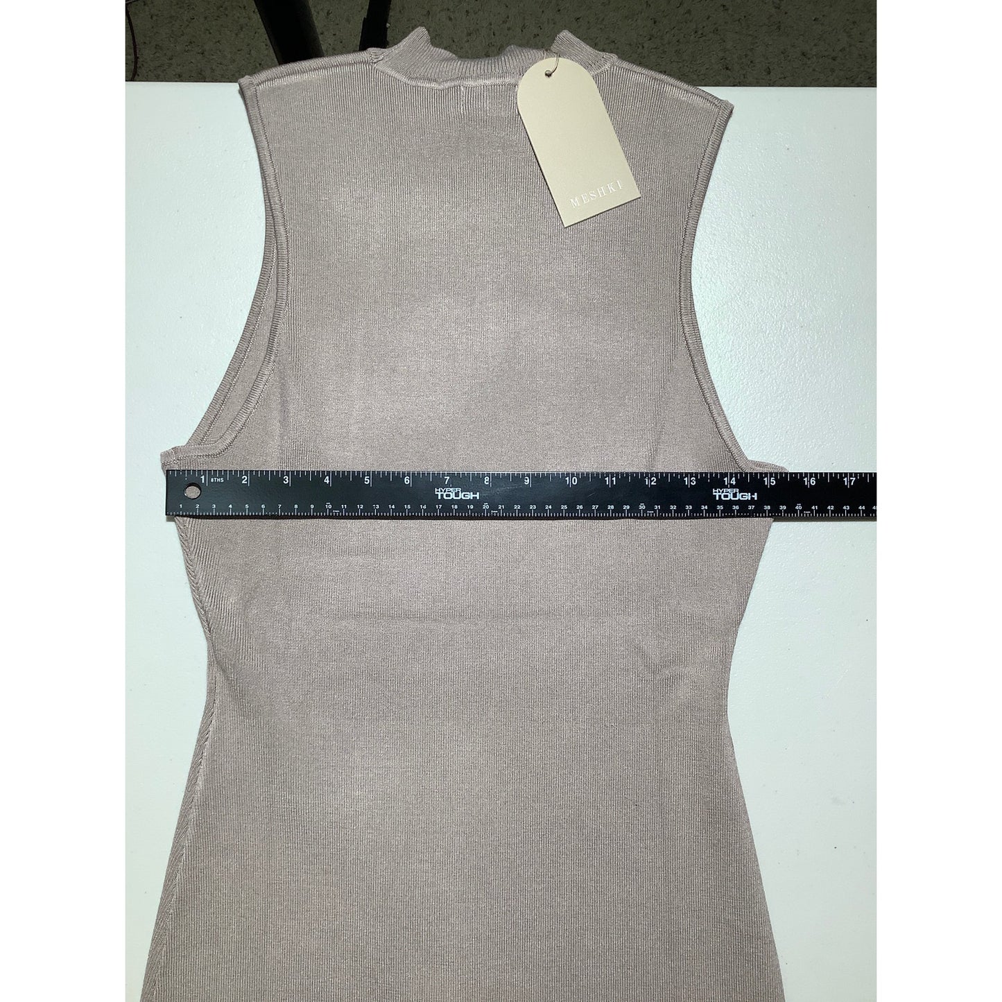 Meshki Delia Knit Dress Women’s Size XL NWT — Minimalist, Bodycon, Chic