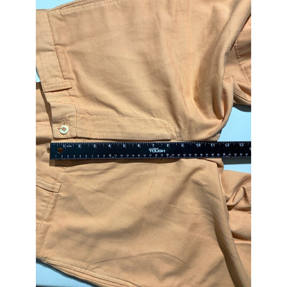 Scott Barber Orange Cotton Chino Shorts Men’s 34 — Preppy, Golf, Coastal