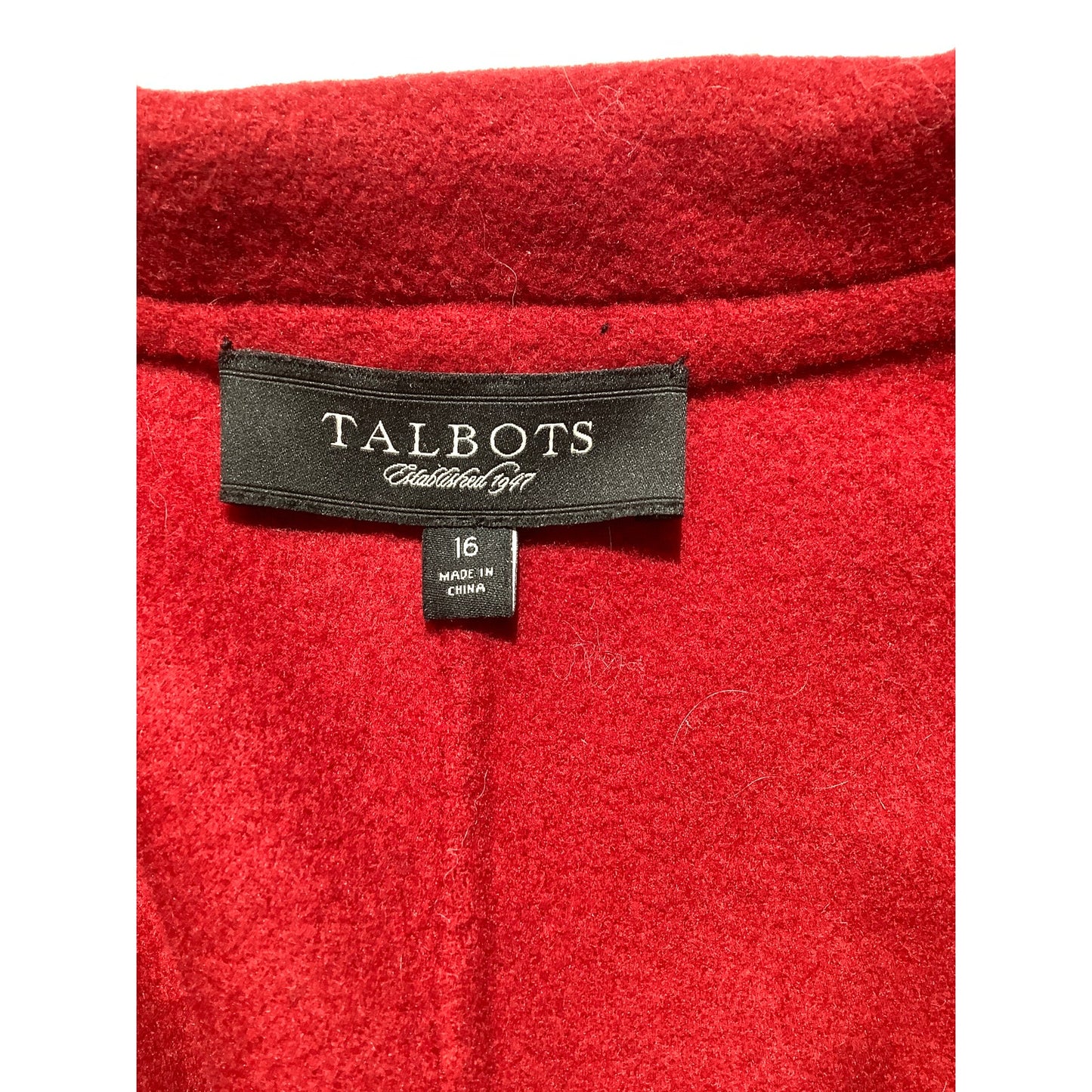 Talbots Wool Blazer Women’s Size 16 – Classic, Structured, Bold