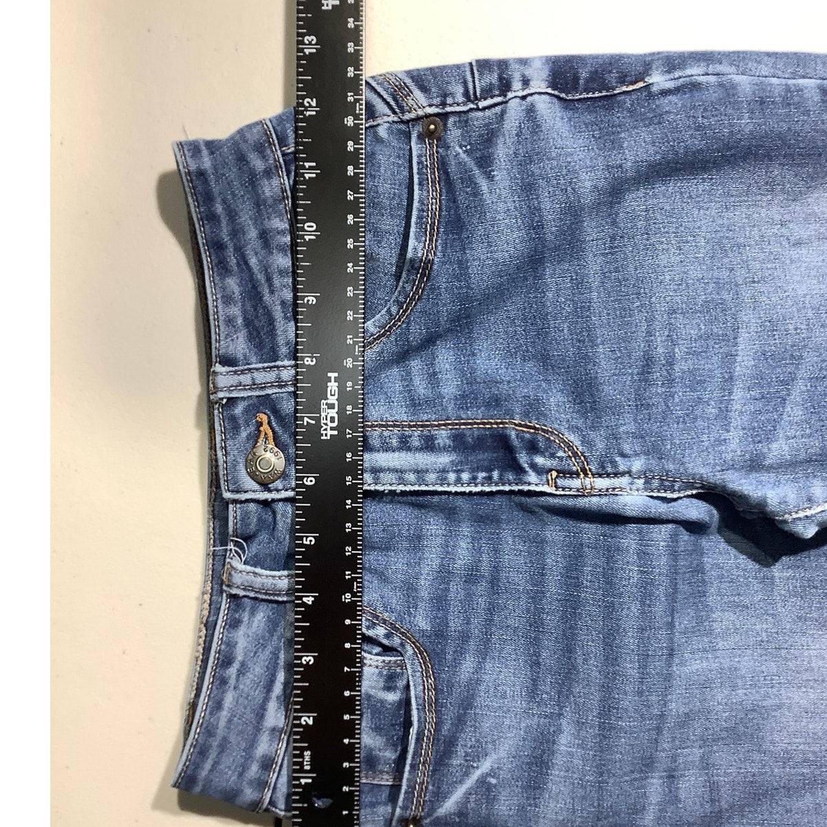 Wax Jean Distressed Skinny Jeans Blue Women’s 0/24 — Ripped, Stretch, Casual