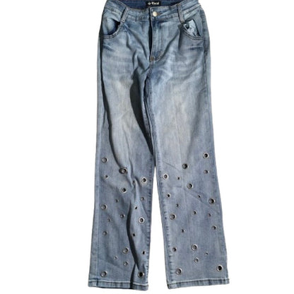 Vocal Light Wash Jeans Size S - Edgy, Streetwear, Y2K