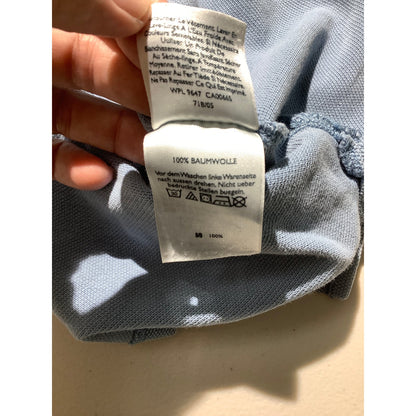 Eddie Bauer Men's XL Light Blue 100% Cotton Performance Polo Outdoor