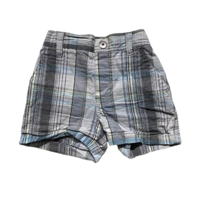 Calvin Klein Infant Shorts Size 6/9 Months – Plaid, Cotton, Lightweight
