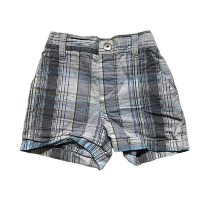 Calvin Klein Infant Shorts Size 6/9 Months – Plaid, Cotton, Lightweight
