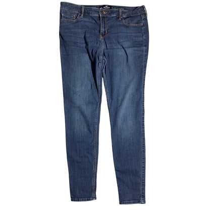 Hollister Super Skinny Jeans Women 15L 32x32 — Mid Rise, Stretch, Classic
