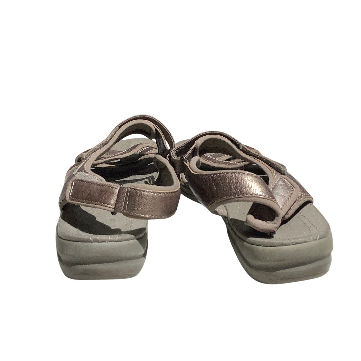 Clarks Kitly Ave Sandals Women's Size 10M Leather— Comfort, Strappy, Casual