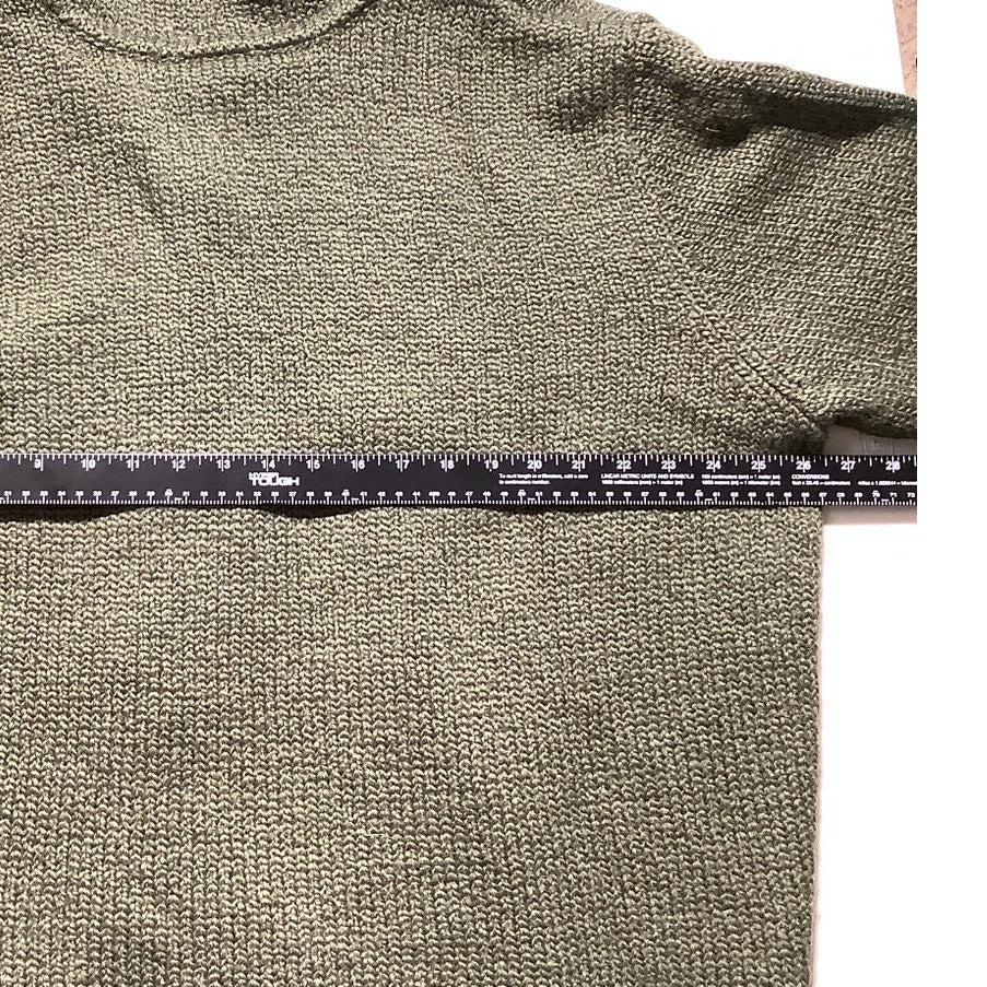 Talbots Wool Cardigan Women’s Size 3X – Olive Green, Cozy, Full Button