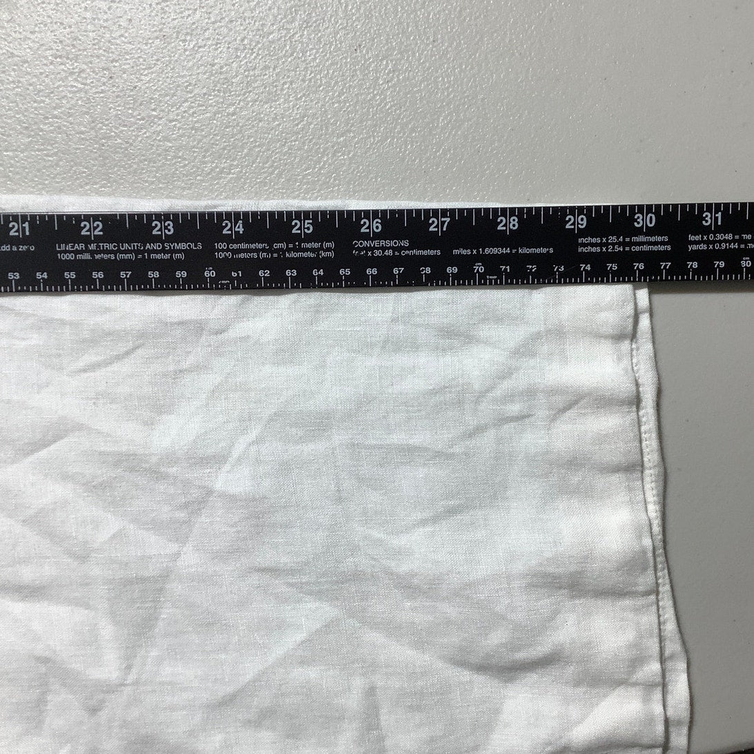 Juicy Couture White 100% Linen Wide-Leg Pants Women’s M— Coastal, Resort, Casual