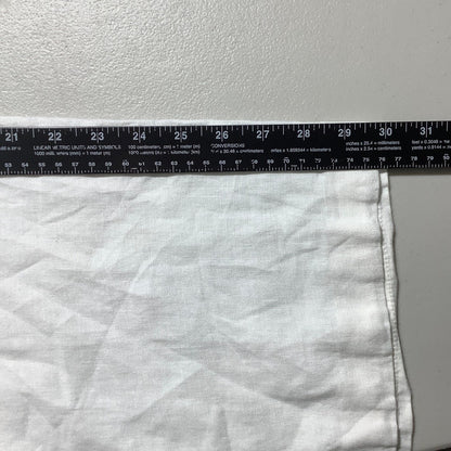 Juicy Couture White 100% Linen Wide-Leg Pants Women’s M— Coastal, Resort, Casual