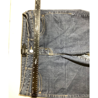 Torrid Women's 14R Dark Blue Distressed Denim Frayed Raw Hem Shorts