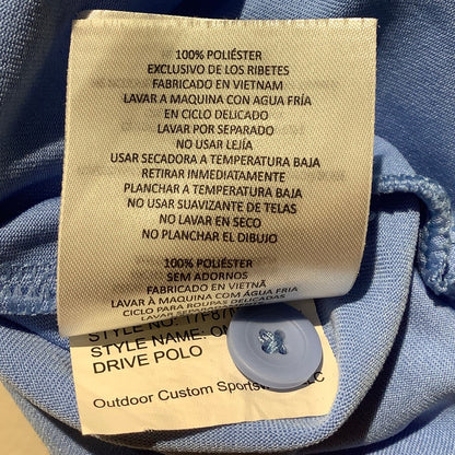 Columbia Omni-Wick Golf Polo Light Blue Men’s M — Golf, Preppy, Sporty