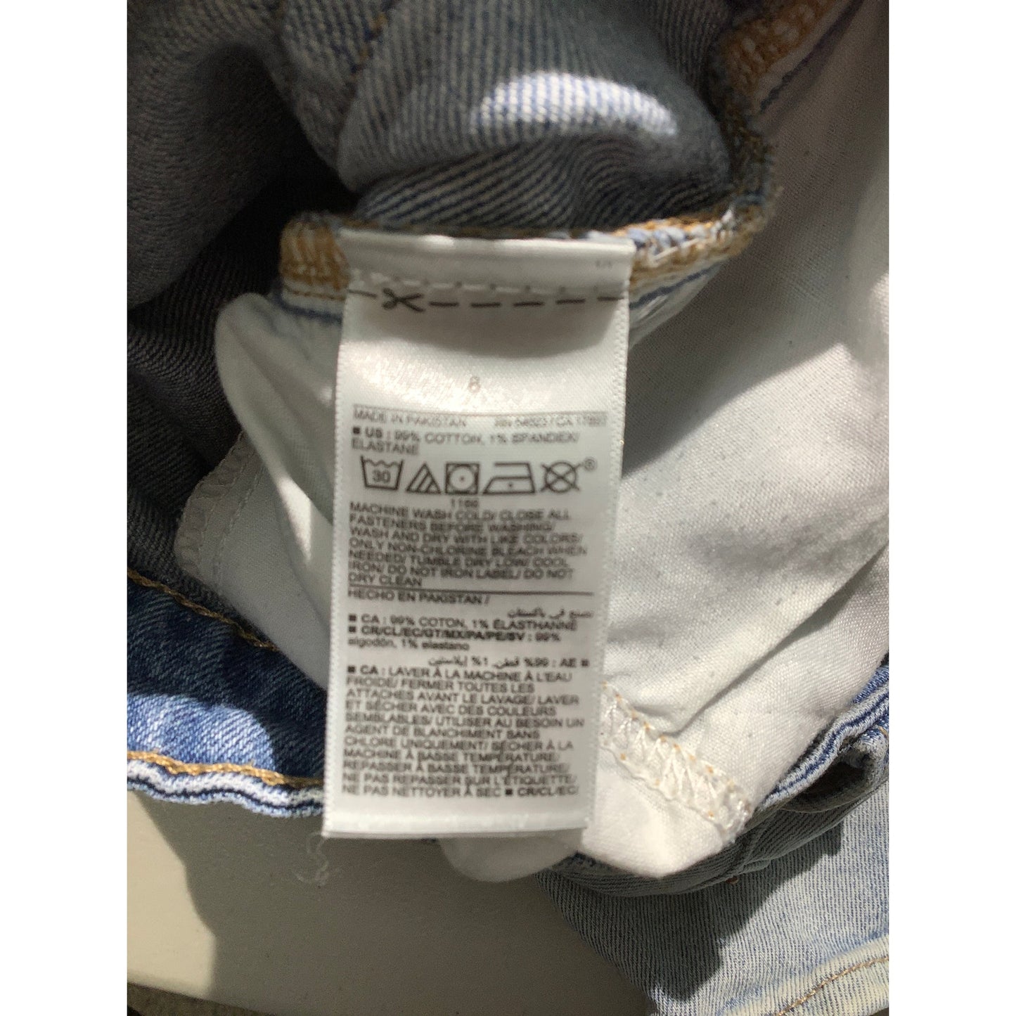 Old Navy Acid Wash Baggy Jeans Women 8 — O.G. Loose, Vintage, Streetwear