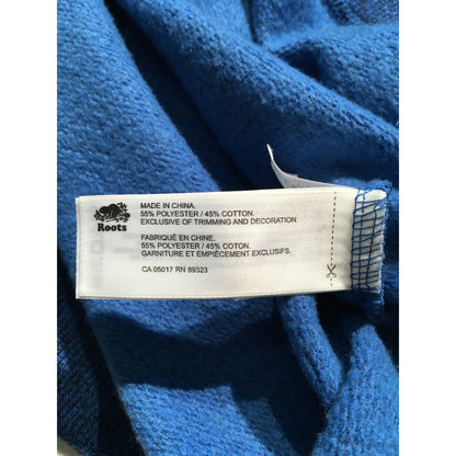 Roots Light Blue 1/4 Zip Pullover Size S – Athleisure, Minimalist, Cozy