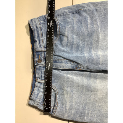 Neon Blanc Light Wash Wide Leg Jeans Men’s 31W 32L — Streetwear, Y2K, Baggy