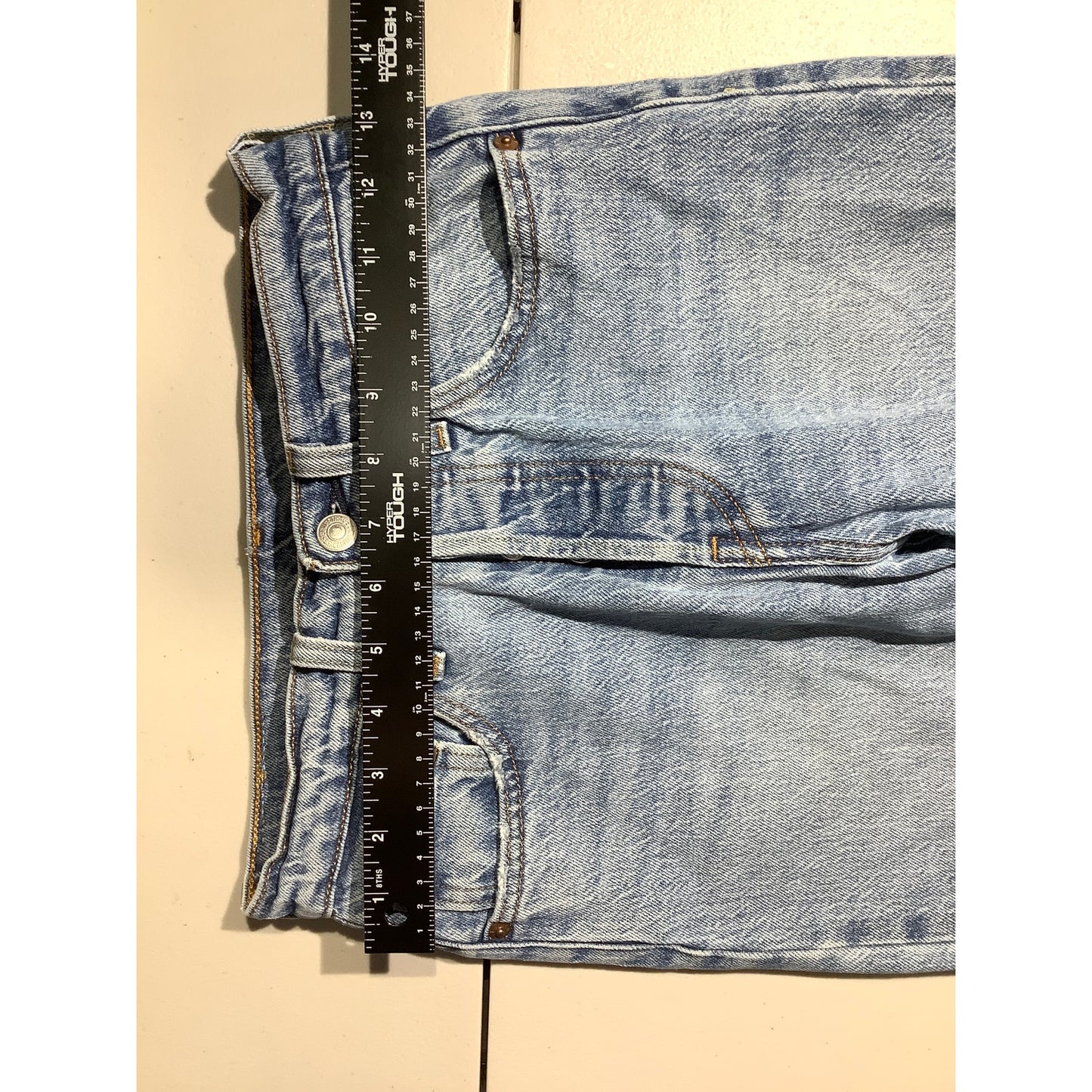 Levi’s 501 Light Wash Jeans Men 24W 30L — Distressed, Slim Fit, Casual