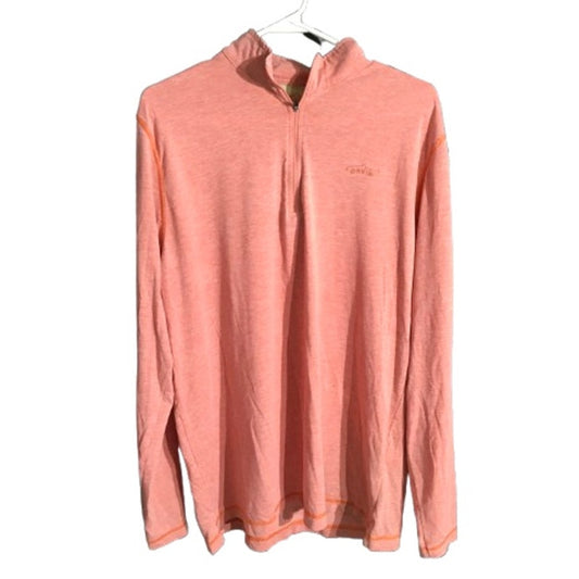 Orvis Men's Light Orange Pullover Size LG – Outdoorsy, Casual, Sporty