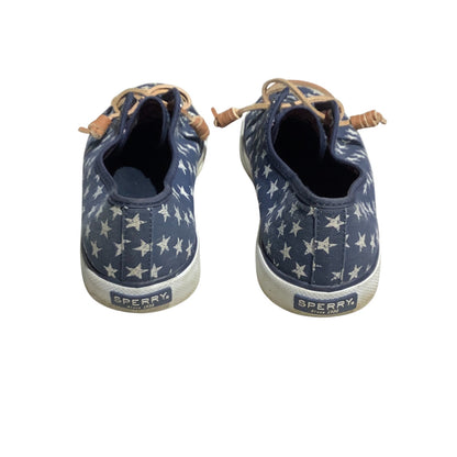 Sperry Top-Sider Stars & Stripes, Women’s Size 7.5M— Nautical, Canvas, Americana