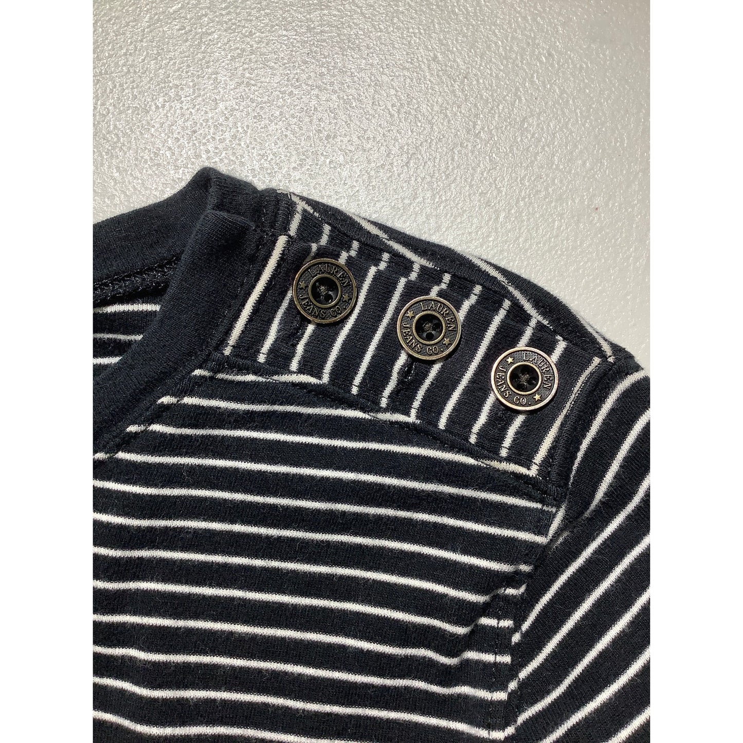 Ralph Lauren Long Sleeve Crew Neck Top Women’s Size L — Classic, Casual, Cotton
