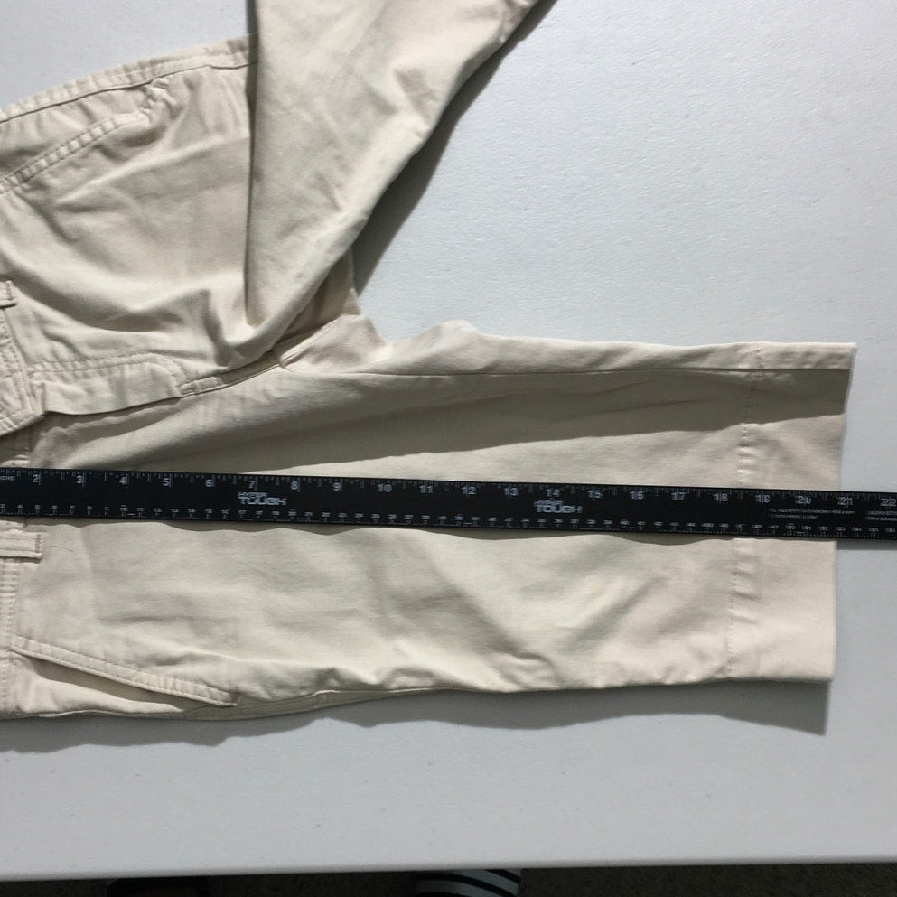 Lacoste Beige Cargo Bermuda Shorts Size 34/S - Preppy, Casual, Sporty