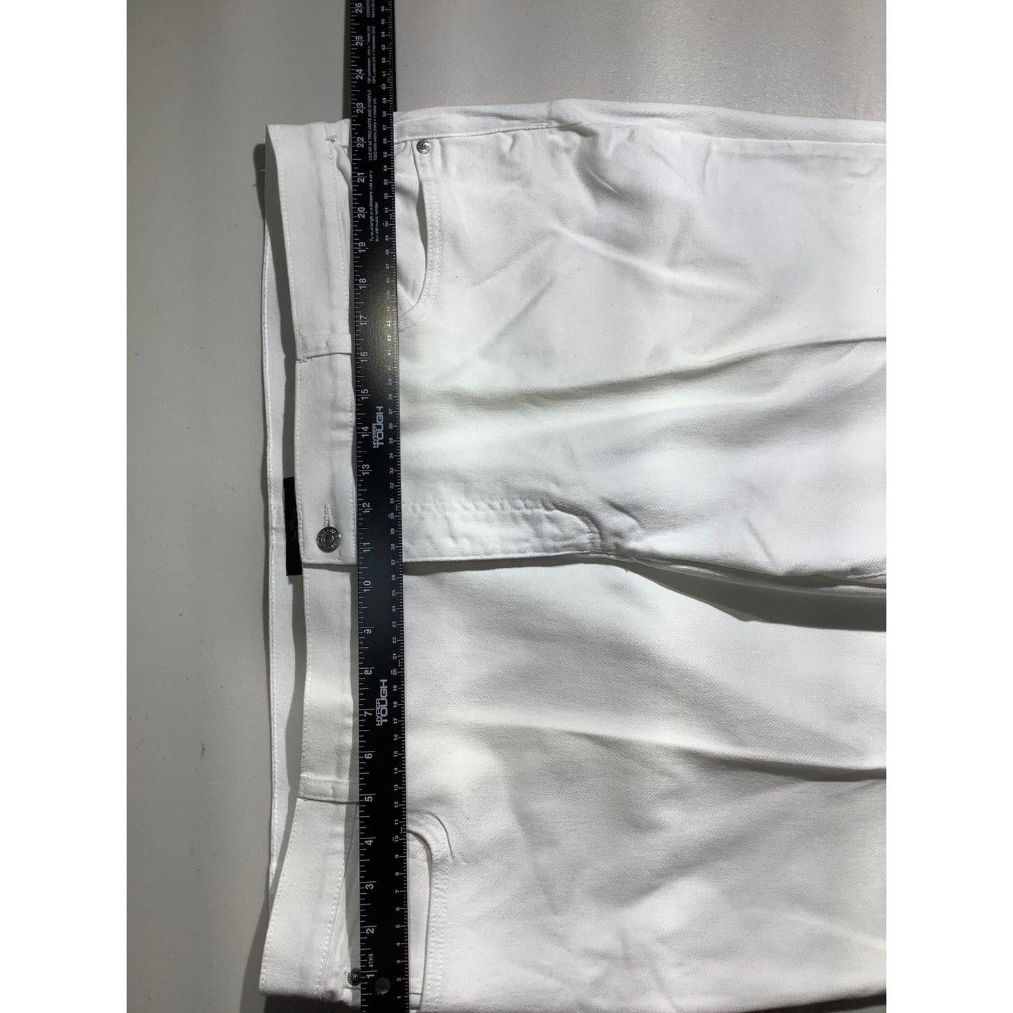 Lauren Ralph Lauren Cropped Jeans, White, Women’s 22W — Classic Straight, Casual